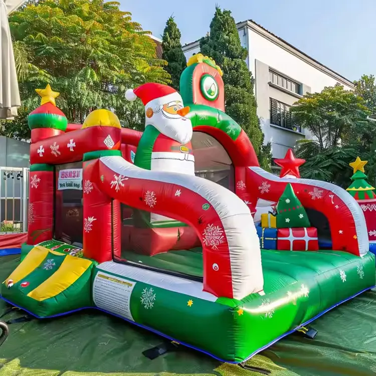 Christmas Bounce Slide — factory photograph 2