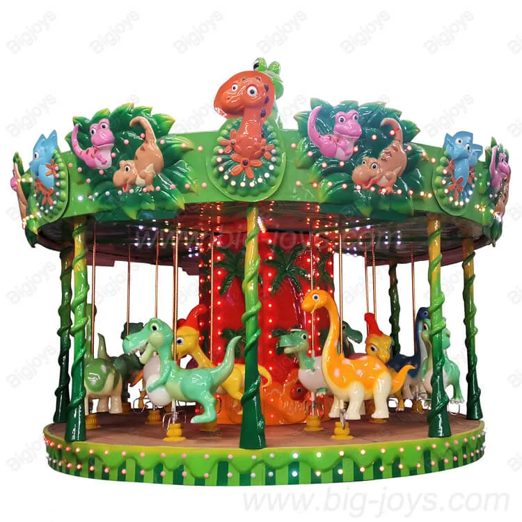 Dinosaur Carousel manufactured by BigJoys Amusement