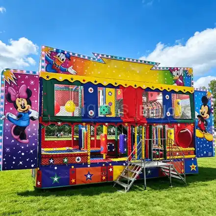 Foldable Trailer Playground manufactured by BigJoys Amusement