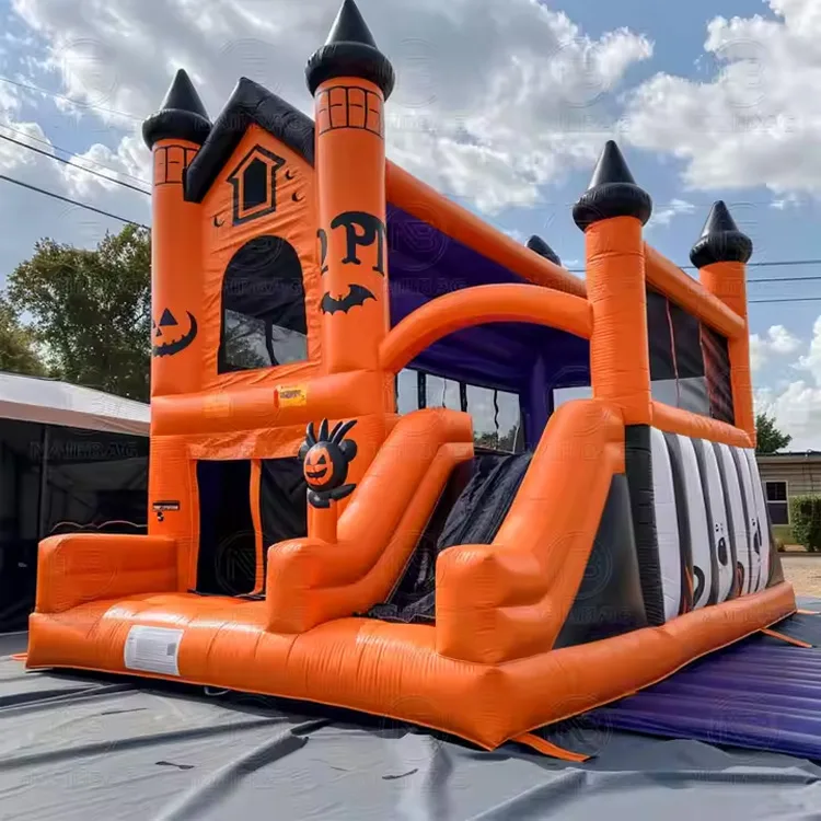 Halloween Inflatable Moonwalk — factory photograph 4