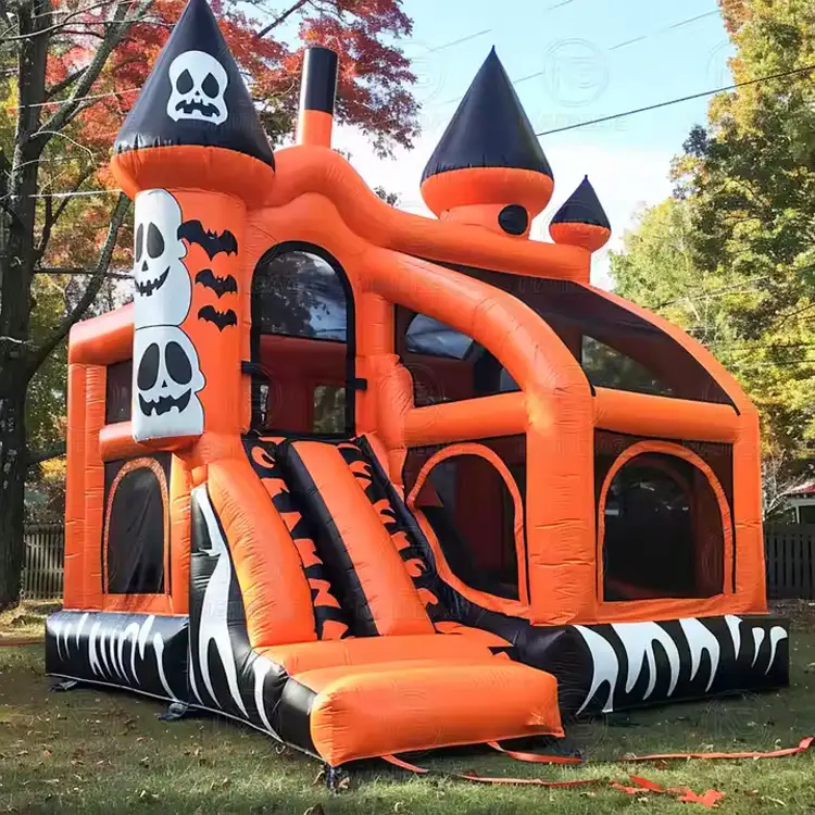 Halloween Inflatable Moonwalk — factory photograph 3