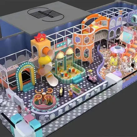 Indoor Kids Soft Playground manufactured by BigJoys Amusement
