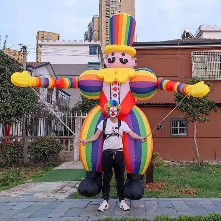 Walking Inflatable Clown — factory photograph 2