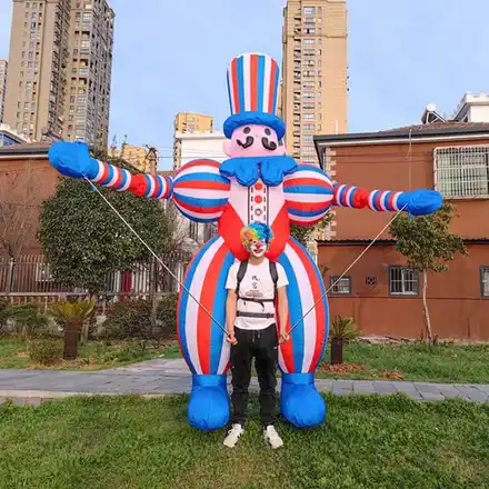 Walking Inflatable Clown manufactured by BigJoys Amusement