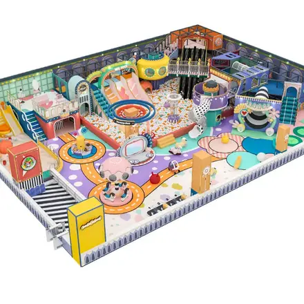 Kids Combined Soft Playground manufactured by BigJoys Amusement
