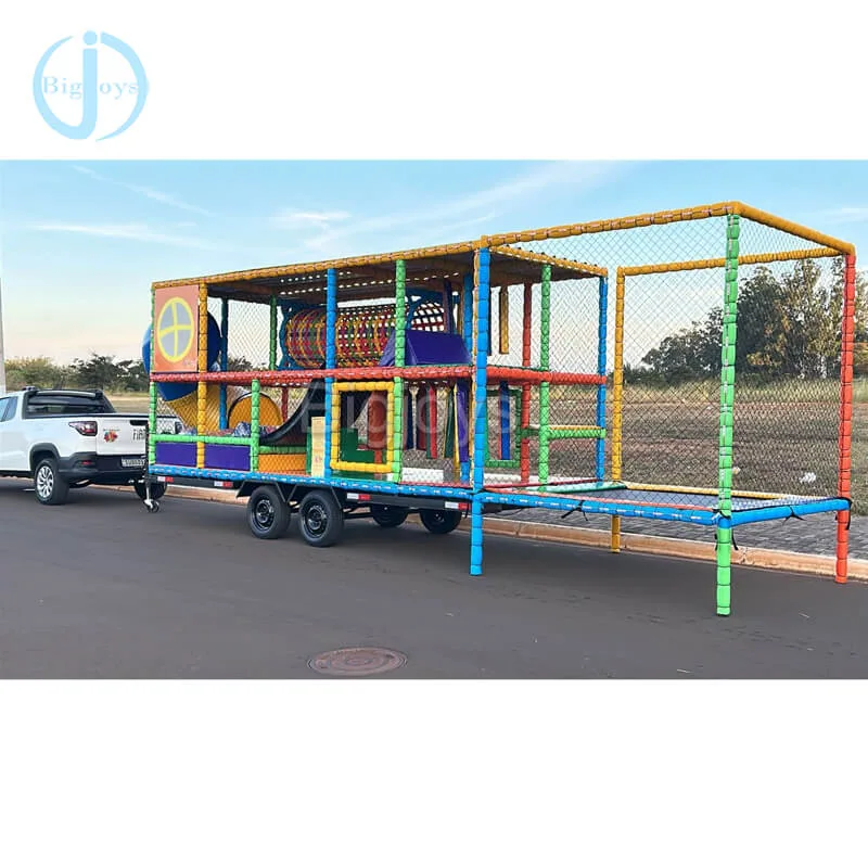Mobile Party Playground with Trailer — factory photograph 2