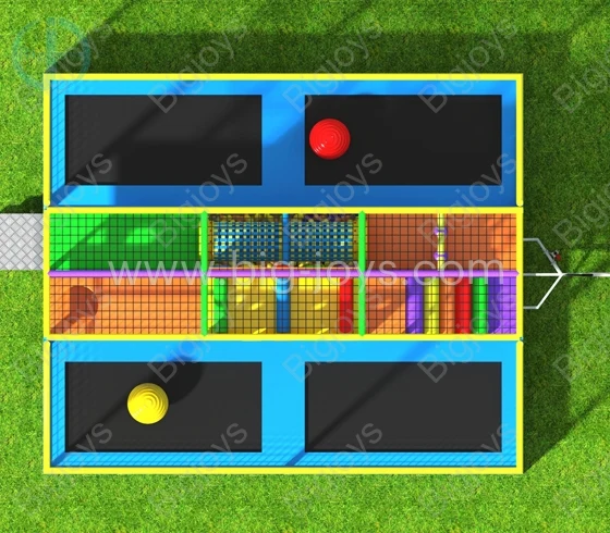 Mobile Trailer Combo Playground — factory photograph 4
