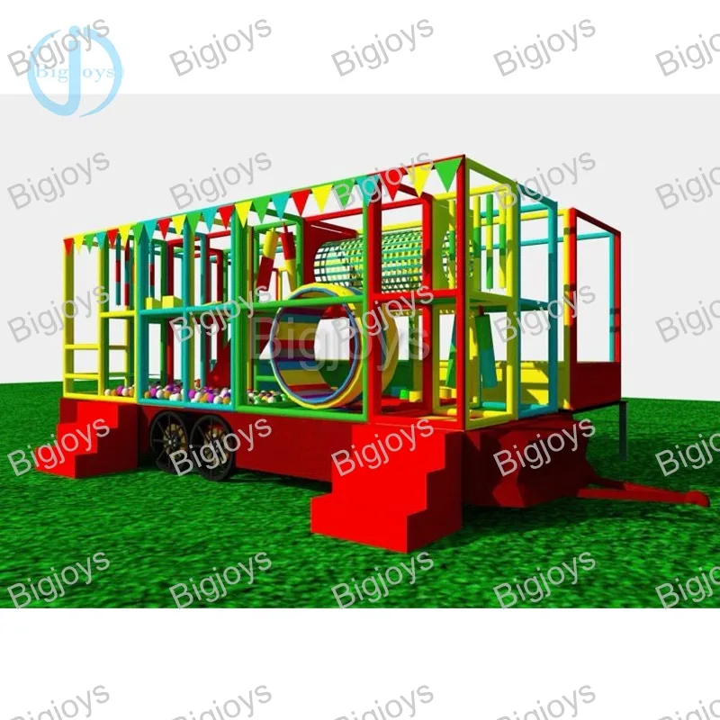 Movable Playground with Roller on Trailer — factory photograph 3