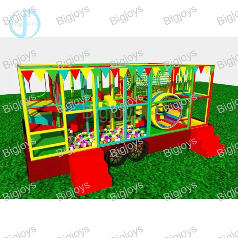 Movable Playground with Roller on Trailer — factory photograph 4