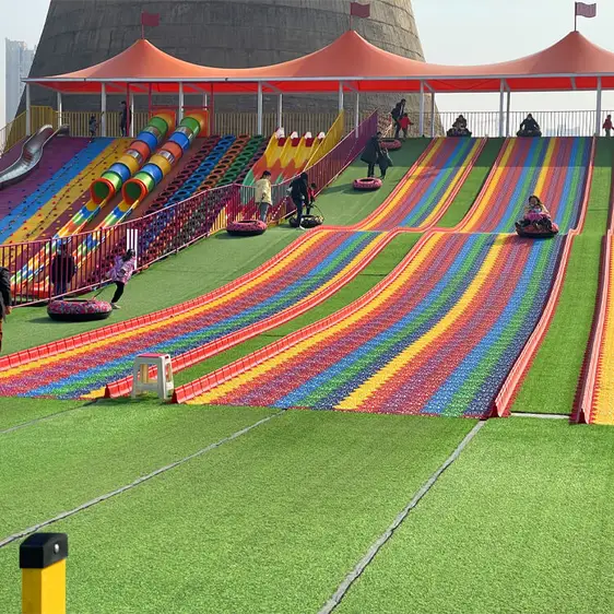 Outdoor Rainbow Slide manufactured by BigJoys Amusement