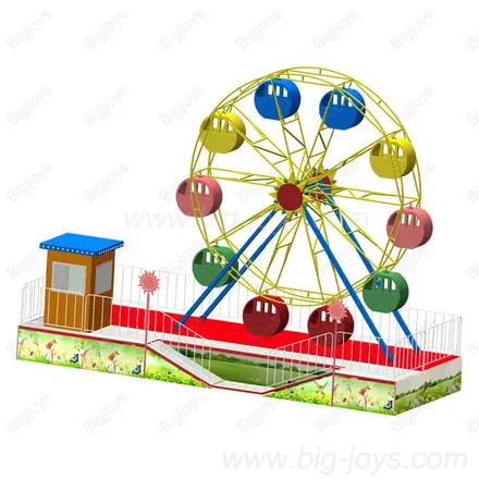 Portable Ferris Wheel with Trailer manufactured by BigJoys Amusement