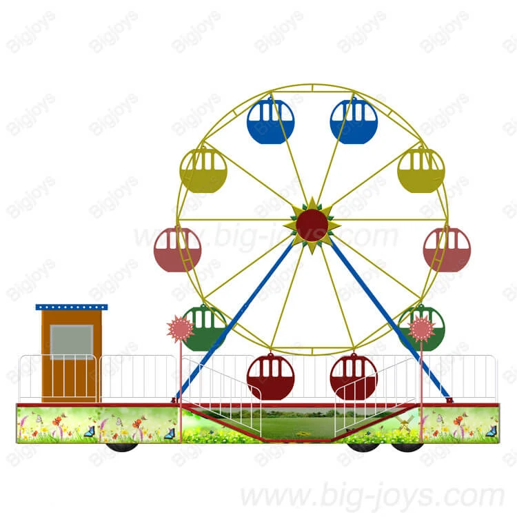 Portable Ferris Wheel with Trailer — factory photograph 2