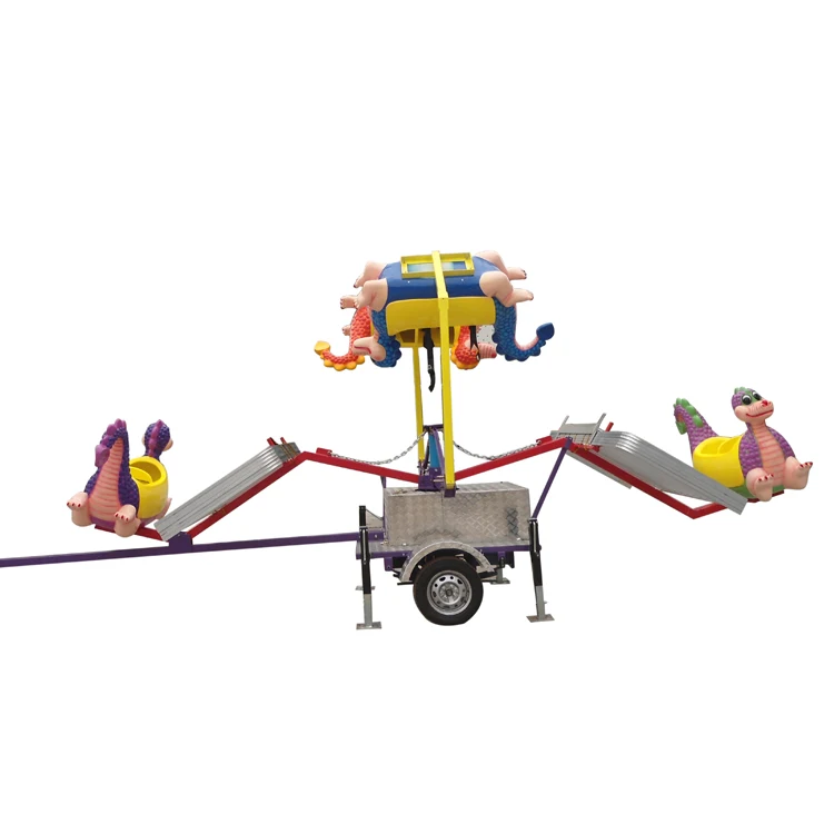 Portable Rotation Dinosaur Rides — factory photograph 2