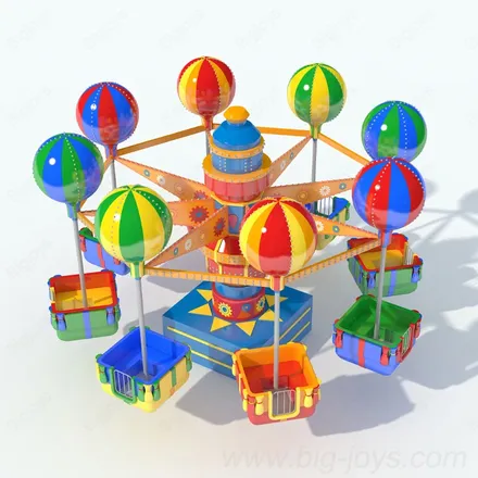 Portable Trailer Samba Balloon manufactured by BigJoys Amusement