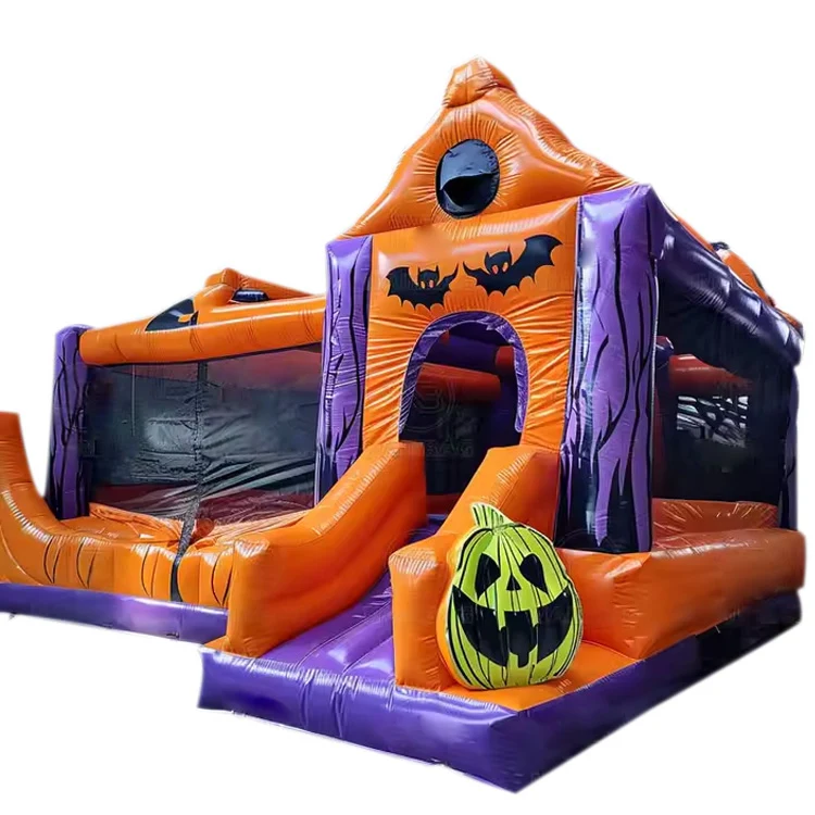 Pumpkin Bouncy Slide — factory photograph 4