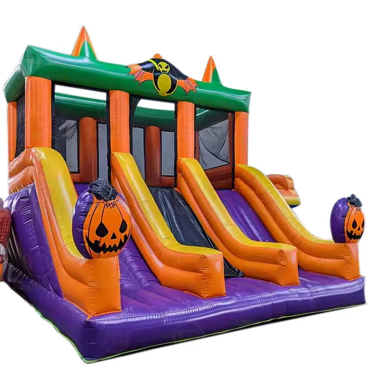 Pumpkin Bouncy Slide — factory photograph 3