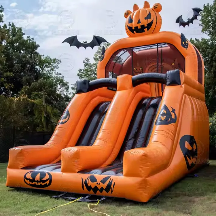 Pumpkin Bouncy Slide manufactured by BigJoys Amusement