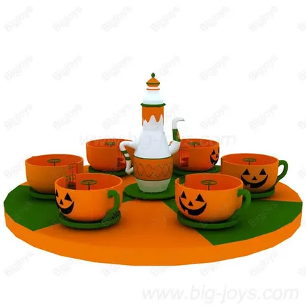 Pumpkin Cup Carousel B manufactured by BigJoys Amusement