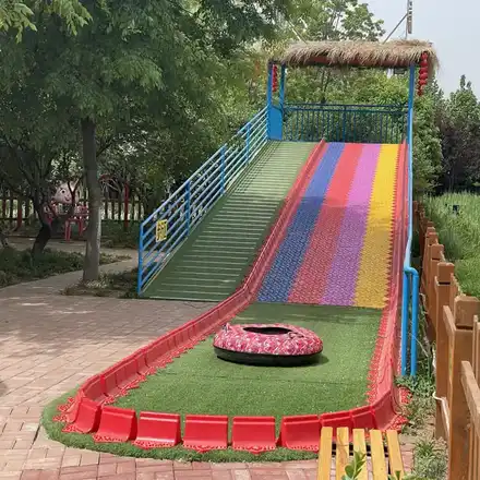 Rainbow Slide manufactured by BigJoys Amusement