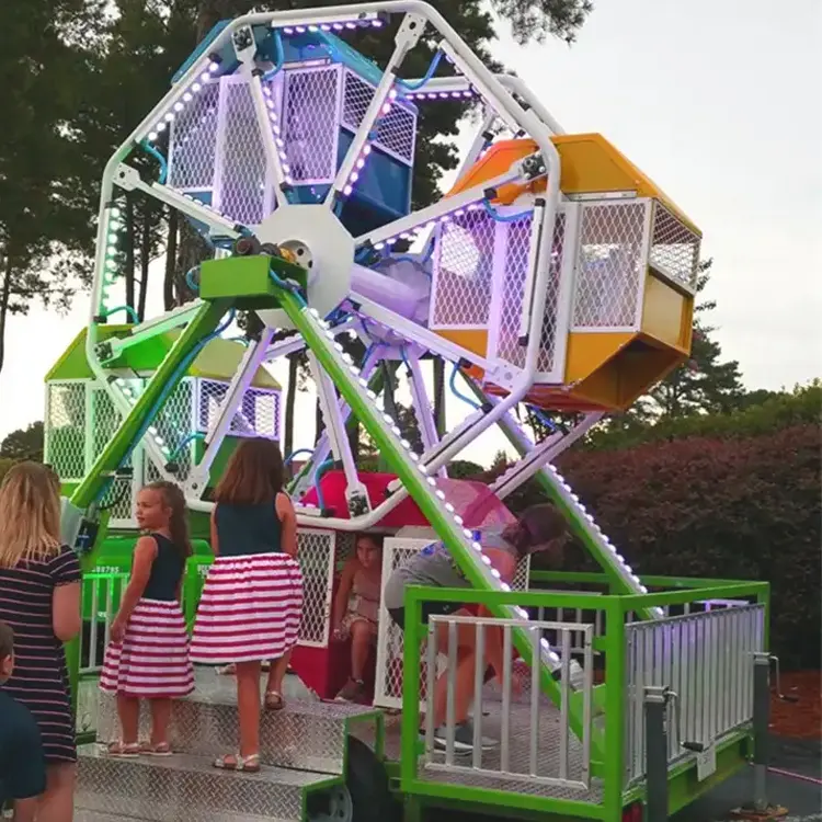 Trailer 4 Cabins Ferris Wheel — factory photograph 3