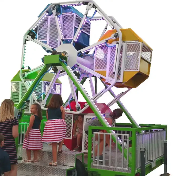 Trailer 4 Cabins Ferris Wheel — factory photograph 2