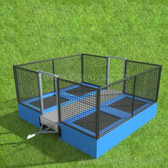 Trailer 4 in 1 Trampoline — factory photograph 2