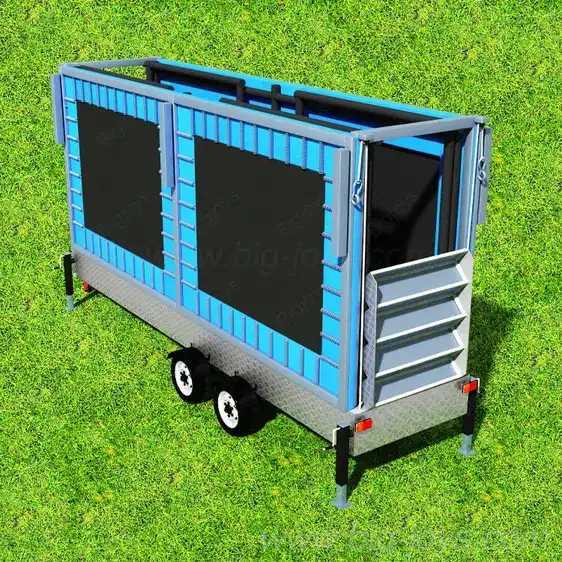 Trailer 4 in 1 Trampoline — factory photograph 3