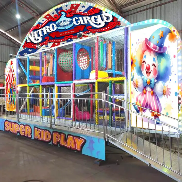 Trailer Kids Soft Playground B manufactured by BigJoys Amusement