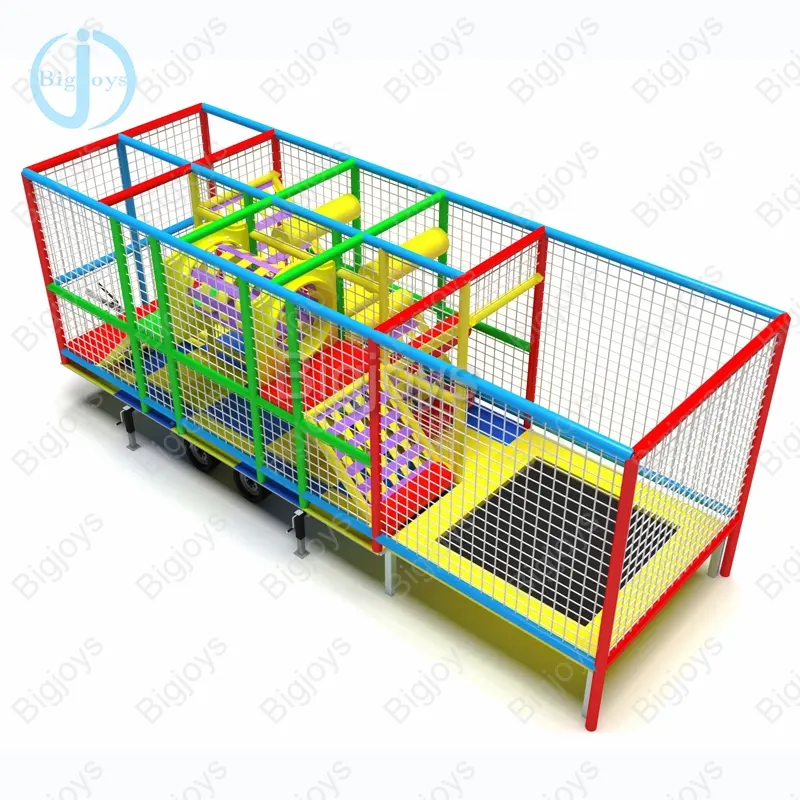Trailer Mounted Soft Playground — factory photograph 2