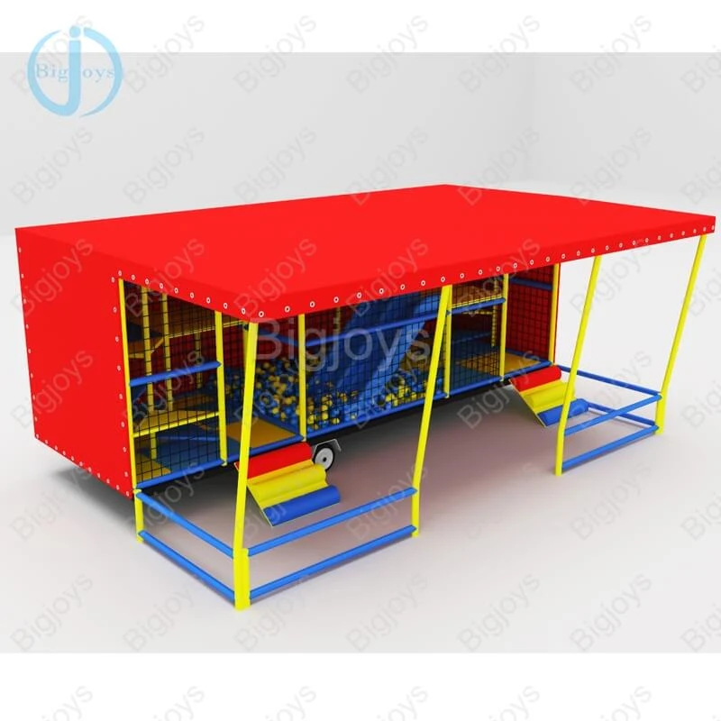 Trailer Mounted Soft Playground with Roof A — factory photograph 3
