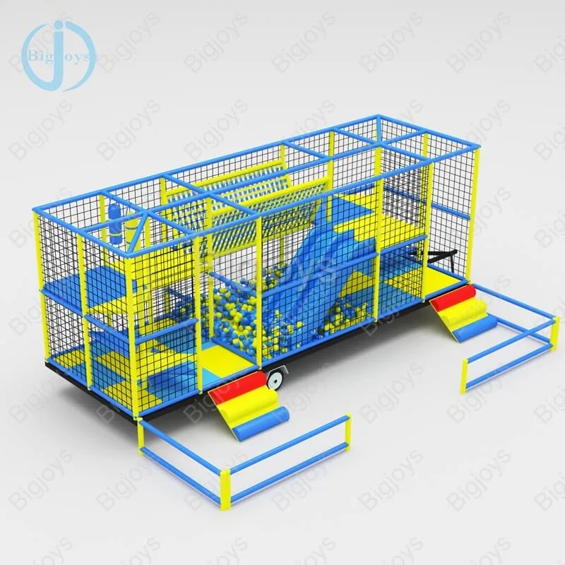 Trailer Mounted Soft Playground with Roof B — factory photograph 4