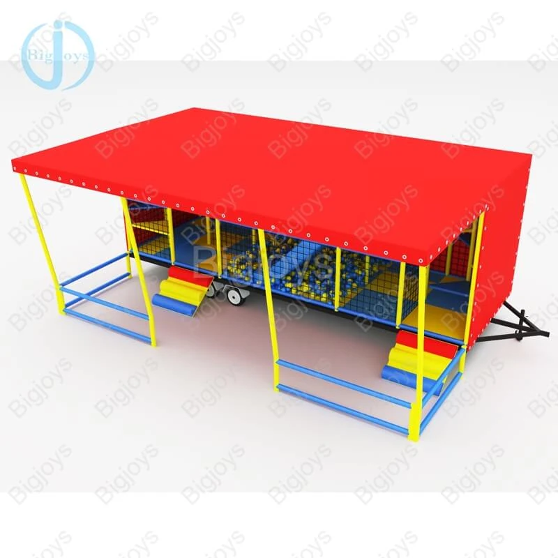 Trailer Mounted Soft Playground with Roof B — factory photograph 2
