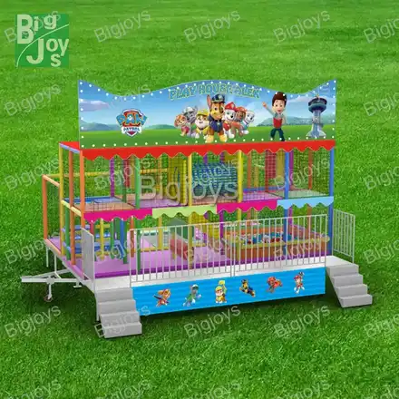 Trailer Playground with Cartoon Theme manufactured by BigJoys Amusement