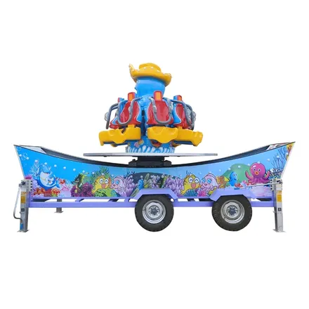Trailer Rotation Octopus manufactured by BigJoys Amusement