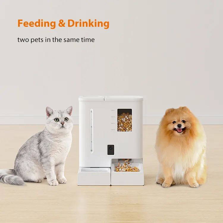 7L 2-In-1 Smart Pet Feeder And Fountain With 2K Camera detail view 3