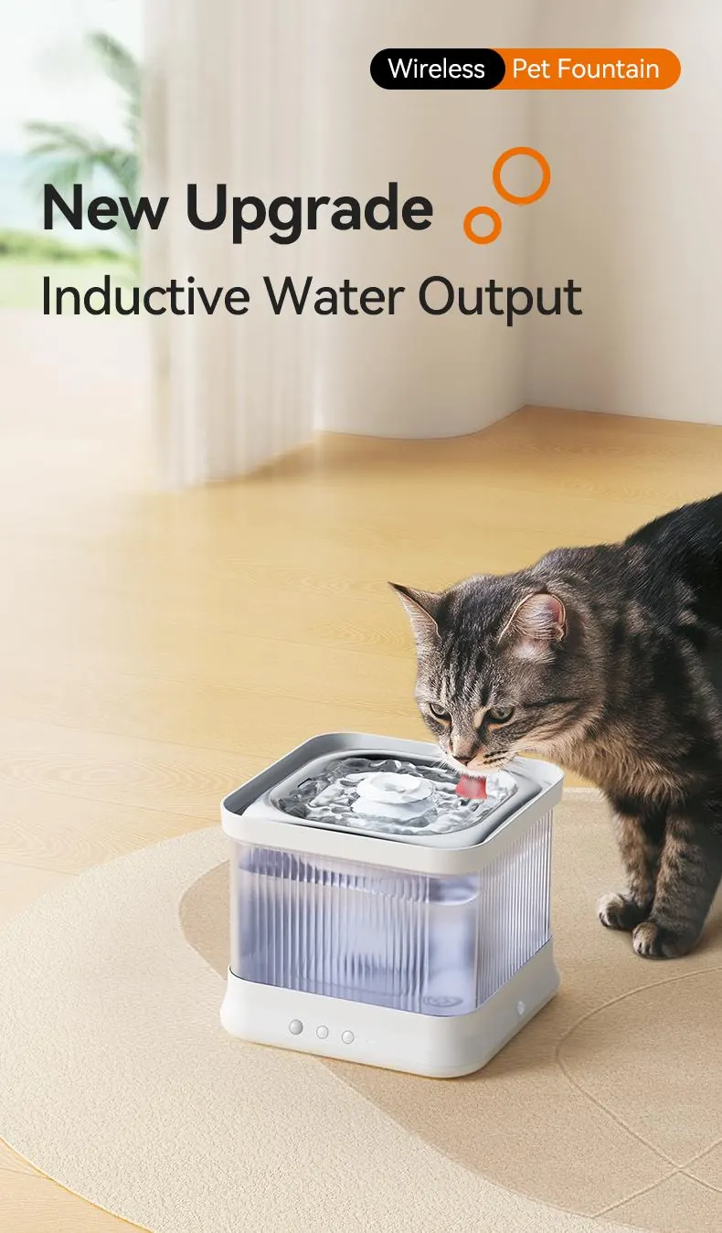 3L Wireless Smart Pet Water Fountain detail view 2