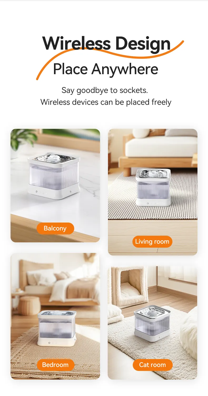 3L Wireless Smart Pet Water Fountain detail view 4