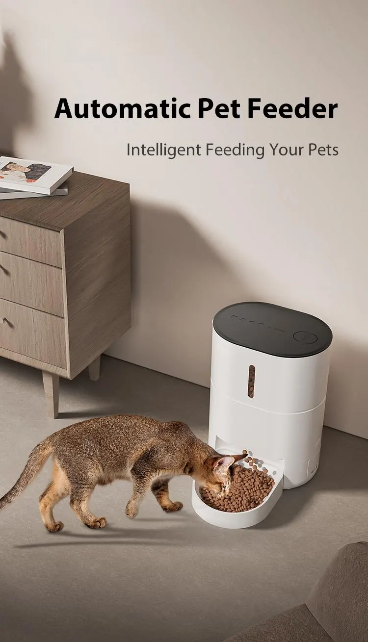 4L Smart Cat Feeder With Voice Recording detail view 1