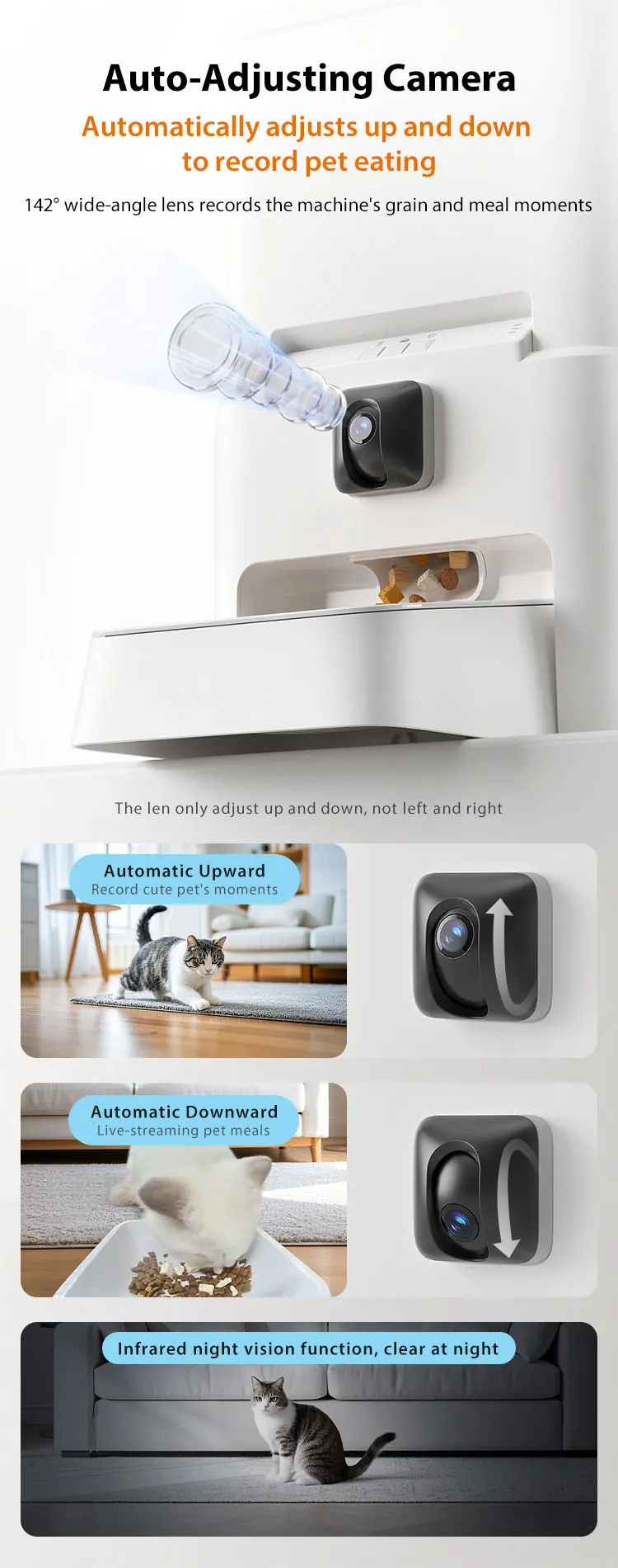 6L Smart Pet Feeder With AI Camera detail view 3
