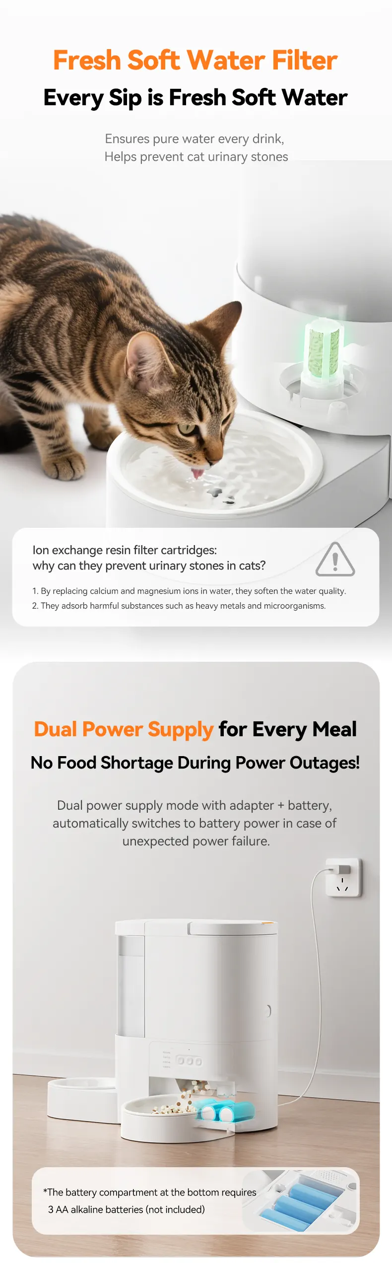 4L Food And 3L Water All-In-One Feeder With Camera detail view 6