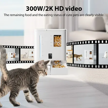 7L 2-In-1 Smart Pet Feeder And Fountain With 2K Camera view 5
