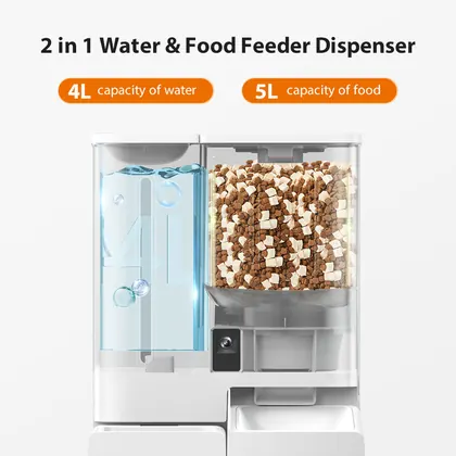 7L 2-In-1 Smart Pet Feeder And Fountain With 2K Camera view 6