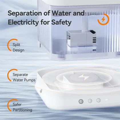 3L Wireless Smart Pet Water Fountain view 3