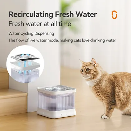 3L Wireless Smart Pet Water Fountain view 4