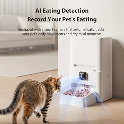 6L Smart Pet Feeder With AI Camera view 5