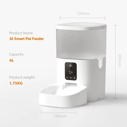 AI Dual-Camera Smart Pet Feeder With Motion Detection view 6