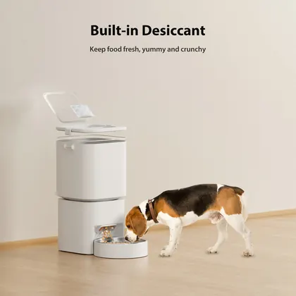 5L Smart Pet Feeder In White view 6
