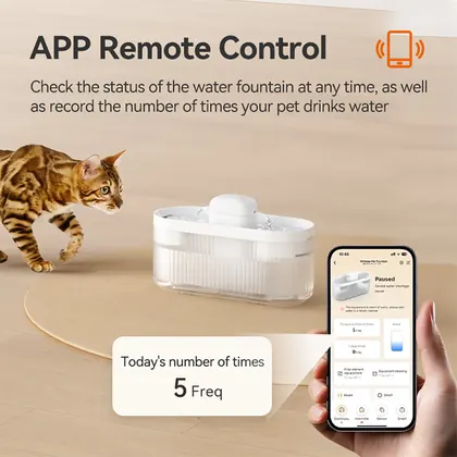 Wireless Pet Water Fountain With Dual Outlets view 5