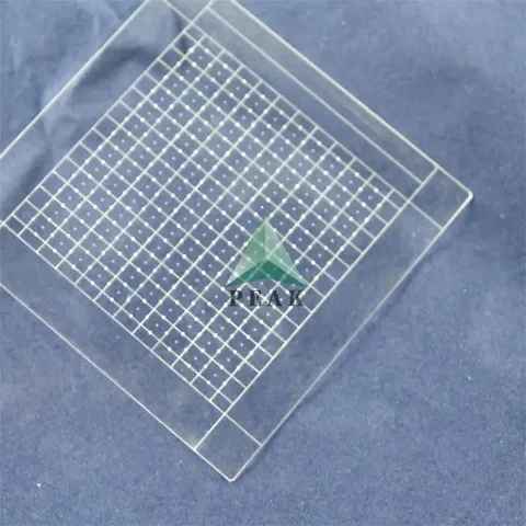 0.6mm Thickness Laser Drilling & Laser Cutting Double Side Clear Glass PCB — view 2