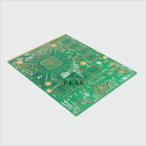 10 Layers Buried Resistance ENIG+Hard Gold (Gold Finger) POFV Multilayer PCB — view 2